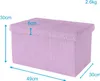 Intirilife Faltbare Sitzbank 49x30x30 cm in LOTUS ROSA - Produktbild-Vorschau 2