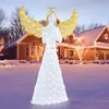 COSTWAY: Ángel navideño iluminado, grande, decoración Vista previa de la imagen del producto 2