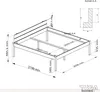 TUGA-Holztech Pfostenbett (Fichte) "Daybett" Massivholz 200 Produktbild-Vorschau 4
