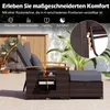 Zestaw mebli ogrodowych COSTWAY 3 w 1 z polirattanu, Podgląd zdjęcia produktu 5