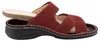 Sandalias cómodas para mujer en color rojo Vista previa de la imagen del producto 16