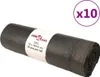 vidaXL Fodere per cestini con coulisse 250 pz. nero 120 L Anteprima dell’immagine prodotto 7