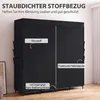 HOMCOM Stoffschrank Faltschrank Kleiderschrank mit 4 Produktbild-Vorschau 4