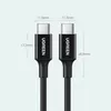 Ugreen US300 kbel, USB-C na USB-C, PD, 100W, 5A, 2m, biely Náhľad obrázku produktu 14