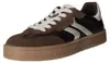 TAMARIS Damen Sneaker dunkelbraun weiß Lederkombination - Produktbild-Vorschau 26
