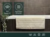Saunatücher 2er Set, 70x180 cm, Baumwolle, 450g/qm, beige Produktbild-Vorschau 3