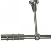 Gardinenstange Set Edelstahl Look Metall Ø 16mm zur Produktbild-Vorschau 1