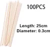100 Stück Rattanstäbchen für Raumduft, 25cm x 3mm Reed Produktbild-Vorschau 2