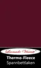 Thermofleece Spannbettlaken 120-130x200 cm Bordeaux Warm Produktbild-Vorschau 1
