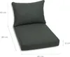 GO-DE Textil, 2er Set Palettenkissen, uni anthrazit, Produktbild-Vorschau 3