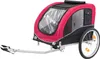 TRIXIE Fahrradanhänger für Hunde - schwarz/rot - 75 × 86 × Produktbild-Vorschau 1