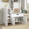 Sweiko Nowoczesna 3-drzwiowa szafka na buty z szufladą i Podgląd zdjęcia produktu 10