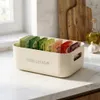 WELLHAUS Gewuerzbeutel Organizer Schublade Beige Box Produktbild-Vorschau 2