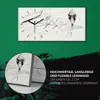 Wandbild Leinwand Bilder mit Uhr 60x30 Zeichnung Asiatische Produktbild-Vorschau 5