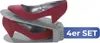 WENKO 4er Set Schuhhalter Schuhe Organizer Schrank Ordnung Produktbild-Vorschau 2