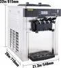 Machine à glace soft VEVOR Machine à glace 2 x 6 L Desktop Voir les images du produit 8