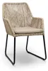 Dining-Gartenstuhl | Mona | Sand | Rope | 2er Set Produktbild-Vorschau 1