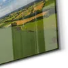 DEQORI Glasbild Echtglas 60x30 cm 'Windräder auf Feldern' Produktbild-Vorschau 5