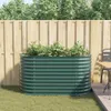 vidaXL Hochbeet Grün 160 x 80 x 81 cm Stahl Produktbild-Vorschau 4