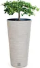 Doniczka Prosperplast FURU SLIM ECO WOOD 30 cm biała Podgląd zdjęcia produktu 6
