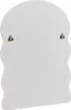 The back of a wall mirror with a textured white frame. Produktbild-Vorschau
