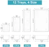 Schubladen Organizer, 12 Stücke Schminktisch Organizer in 4 Produktbild-Vorschau 2