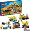 LEGO 60391 City Baufahrzeuge und Kran mit Abrissbirne, Produktbild-Vorschau 34
