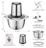 YASHE Triturador BM-MG105, 500 W, 1,8 L, 2 velocidades Vista previa de la imagen del producto 8