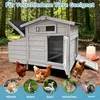 Poulailler sur pilotis, avec un nichoir en bois, protège Voir les images du produit 7