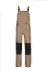 Planam Latzhose Canvas 320 Gr. 64 khaki/schwarz Produktbild-Vorschau 1