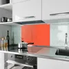 Küchenrückwand Spritzschutz Glas mit Motiv Rot-Oranger Produktbild-Vorschau 2