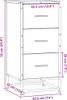 vidaXL Sideboard Grau Sonoma 35,5x35x76 cm Holzwerkstoff Produktbild-Vorschau 8