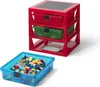 LEGO Schubladenbox 3-DRAWER STORAGE RACK 3 Schübe rot Produktbild-Vorschau 5