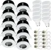 10x Einbauspot SET LED 230V IP44 RIK.5 chrom GU10 7W Produktbild-Vorschau 1