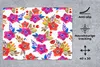 MuchoWow® Mauspad Mousepad Aquarell - Blumen - lila 40x30 Produktbild-Vorschau 2