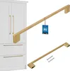 KOTARBAU® Möbelgriffe Gold 289 mm Griffe Möbel ZnAl Produktbild-Vorschau 1