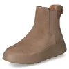 FITFLOP FitFlop F-Mode Suede Flatform Chelsea Boots GRIJS Productafbeelding-voorbeeld 7