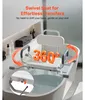 SucceBuy Chaise de douche pivotante avec accoudoirs et Voir les images du produit 2