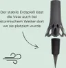2er Set Grabvase mit Erdspieß Friedhofvase Grabschmuck Produktbild-Vorschau 4