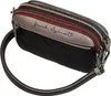 A close-up shot of a black handbag with silver and red accents. Anteprima dell’immagine prodotto