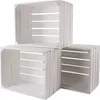 9er Set neue weiße/weisse Obstkiste 50cm x 40cm x 30cm Produktbild-Vorschau 1