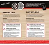 Dartscheiben-Set mit 6 Messing-Darts, doppelseitig, 45 cm Produktbild-Vorschau 3