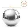 Edelstahl Dekokugeln silber glänzend für Zierbrunnen 8 / 6 Produktbild-Vorschau 2