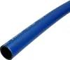 A blue pipe with white text printed on it, isolated on a white background. Produktbild-Vorschau