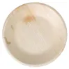 100x runder Teller aus Palmblatt Größe 23 cm Produktbild-Vorschau 2