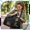 Sac de transport pour chiens et chats en maille respirante, Voir les images du produit 6