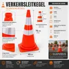 HAGO24 XXL Verkehrsleitkegel 75 cm Pylone Warnkegel Produktbild-Vorschau 5