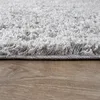 Hochflor Teppich Grau Wohnzimmer Orientalisches Muster Produktbild-Vorschau 2