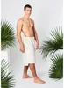 Kilt frotte wiązany OEKO-TEX® Standard YEYE  Nature Biały Podgląd zdjęcia produktu 4