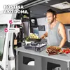 Komfortná kempingová skrinka so 4 priehradkami skladacia 97 Náhľad obrázku produktu 5